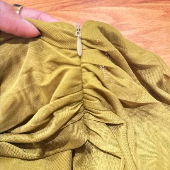 KOIR Olive Draped Hooded Maxi Dress | Inspired by saint Laurent / Cult Gaia - Picture 13 of 14